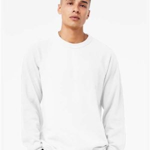 Bella & Canvas Unisex Sponge Fleece Raglan Crewneck Sweatshirt