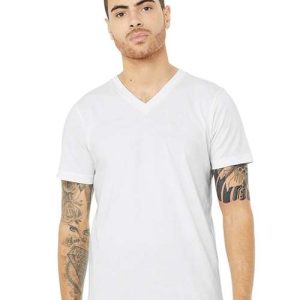 BELLA + CANVAS Unisex Heather CVC V-Neck Tee