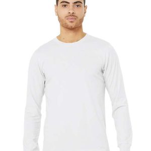 BELLA + CANVAS Heather CVC Long Sleeve Tee