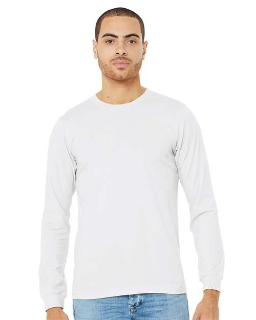 BELLA + CANVAS Heather CVC Long Sleeve Tee