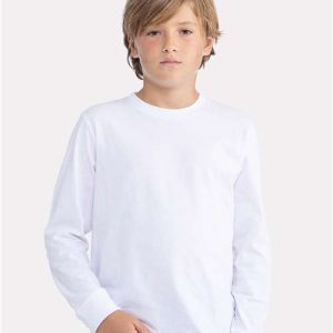 Next Level Youth Cotton Long Sleeve T-Shirt