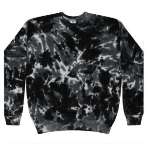 Unisex Tie-Dyed Fleece Crewneck Sweatshirt