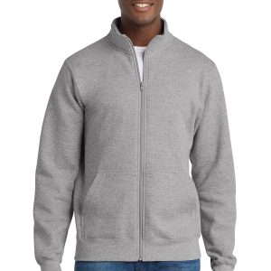 Port & Co™ Core Fleece Cadet Full-Zip Sweatshirt