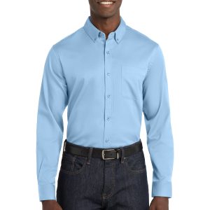 Port Authority® Long Sleeve SuperPro React™ Twill Shirt