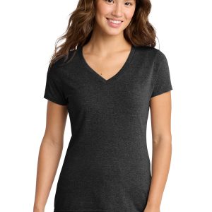 Port & Co™ Women's Tri-Blend V-Neck Tee