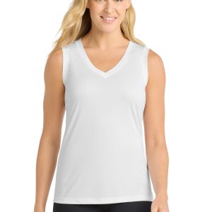 Sport-Tek® Women's Sleeveless PosiCharge® Competitor™ V-Neck Tee