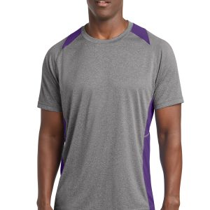 Sport-Tek® Heather Colorblock Contender™ Tee