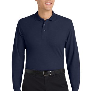 Port Authority® Tall Silk Touch™ Long Sleeve Polo
