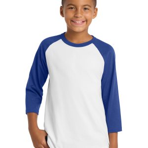 Sport-Tek® Youth Colorblock Raglan Jersey