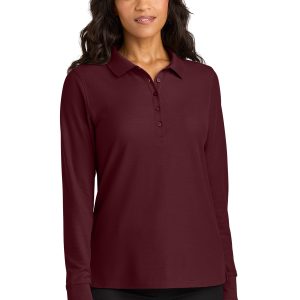 Port Authority® Women’s Wearever Signature Pique Long Sleeve Polo