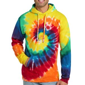 Port & Co™ Tie-Dye Pullover Hooded Sweatshirt