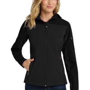 Port Authority® Women's Hooded Core Soft Shell Jacket