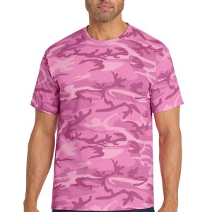 Adult Port & Co™ Core Cotton Camo Tee