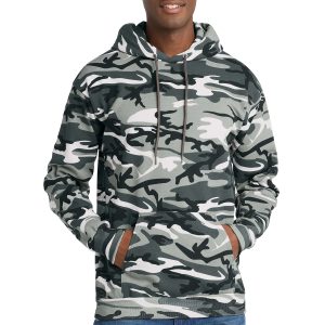 Port & Co™ Core Fleece Camo Pullover Hooded Sweatshirt