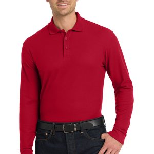 Port Authority® Long Sleeve Core Classic Pique Polo