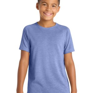 Sport-Tek® Youth PosiCharge® Tri-Blend Wicking Raglan Tee