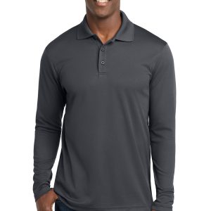 Sport-Tek ® PosiCharge ® RacerMesh ® Long Sleeve Polo