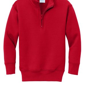 Port & Co™ Youth Core Fleece 1/4-Zip Pullover Sweatshirt