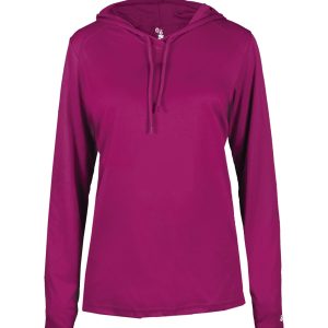 Ladies B-Core Long Sleeve Hooded Tee