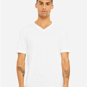 BELLA+CANVAS® Unisex Triblend Short Sleeve V-Neck Tee