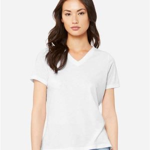 BELLA + CANVAS Women's Relaxed Triblend V-Neck Tee