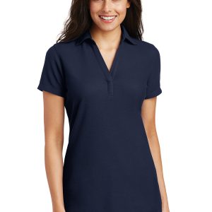 Port Authority® Ladies Silk Touch™ Y-Neck Polo